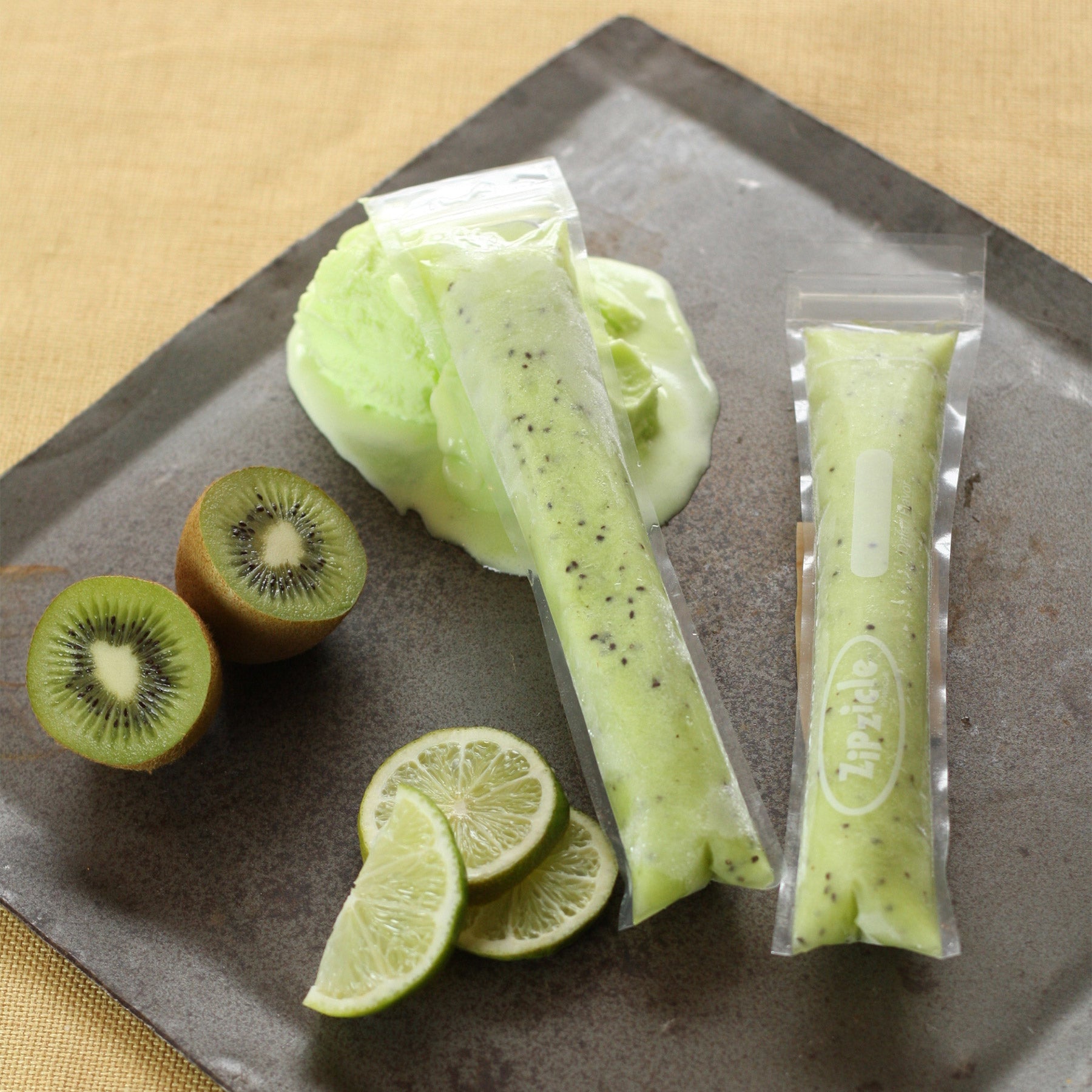Kiwi Lime Ice Pops