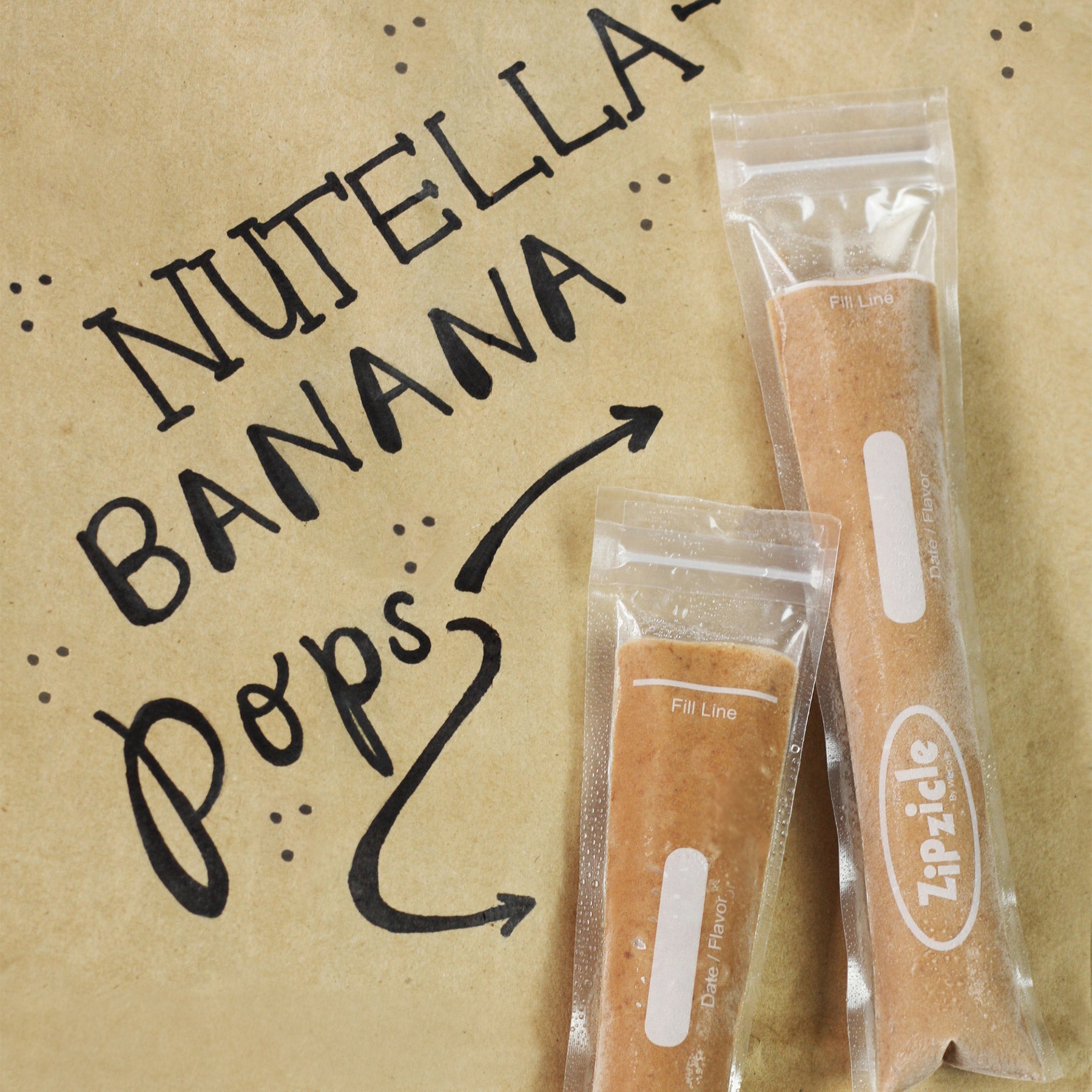 Nutella Banana Ice Pop