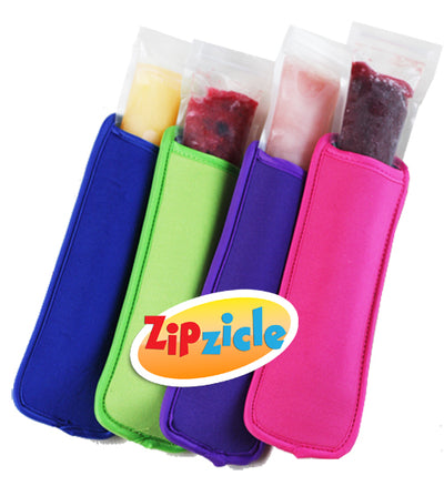 Zipzicle® Neoprene Ice Pop Holders (4-pack)
